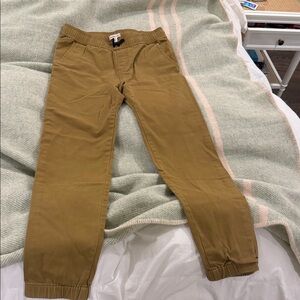 J. Crew Khaki Elastic Waist Pants